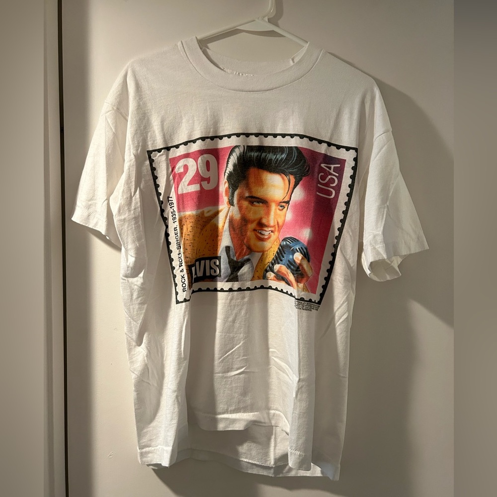 Vintage Elvis Presley Postcard T-Shirt